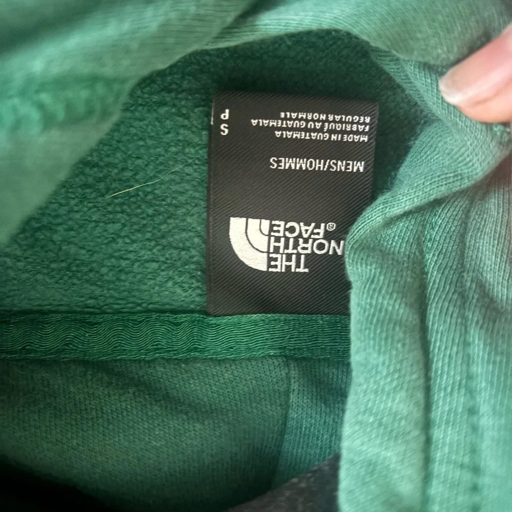 The North Face Forest Green Men's Hoodie size small -st. Patrick’s day ready